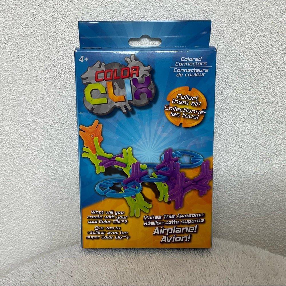 NWT Kids' Color Clix Airplane Building Set Awesome Airplane Toy Join The Mix